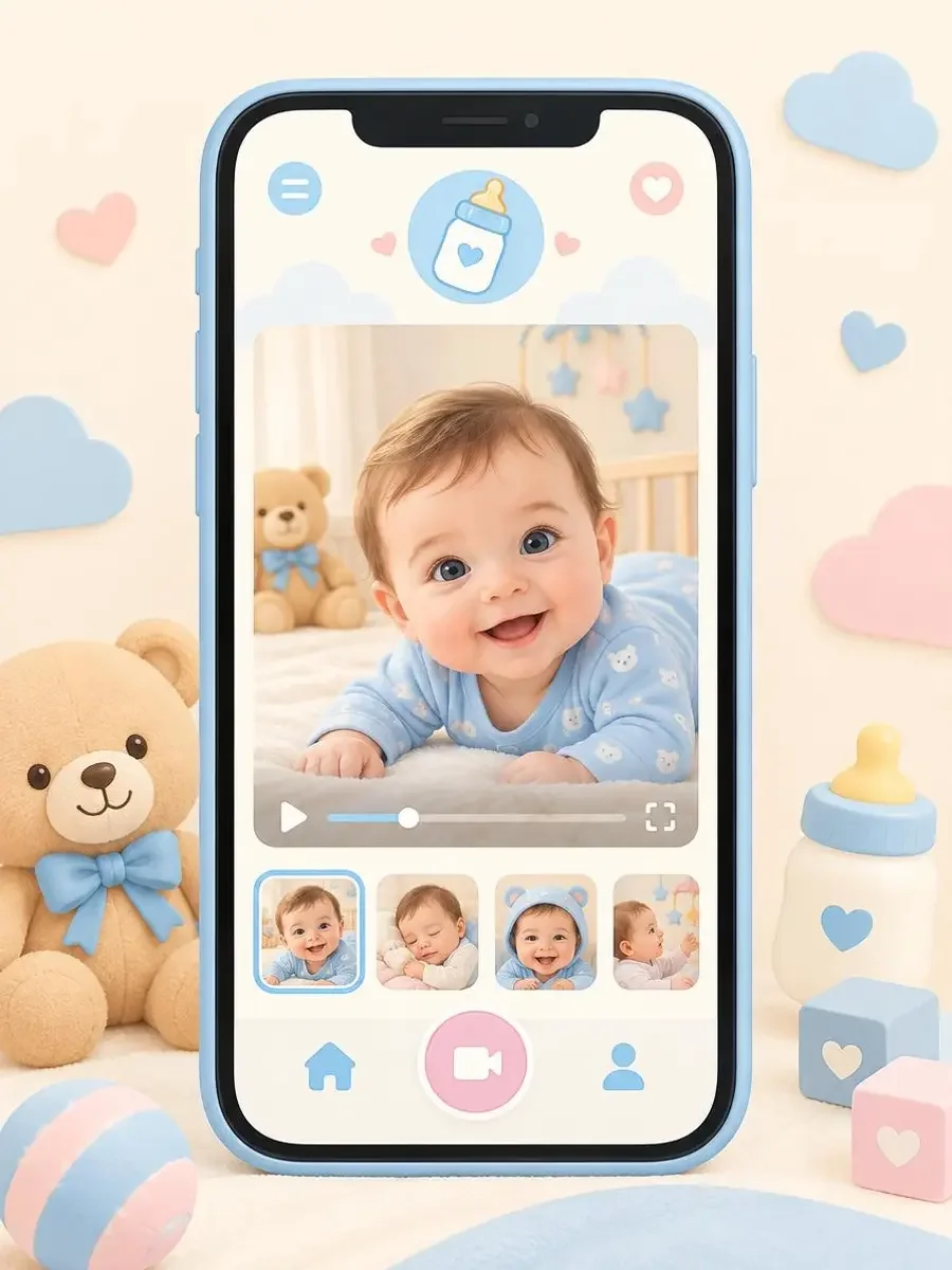 免费短剧AI APP 界面展示，粉嫩甜宠短剧播放页